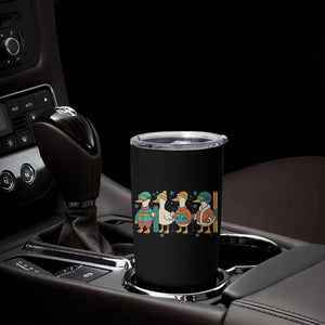 Funny Ski Snowboard Goose Tumbler Cup Up To Snow Good Winter Sport TS11 Print Your Wear
