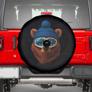 Grizzly Bear Snowboard Goggles Skiing Snow Winter Sport Spare Tire Cover TS11 Black Print Your Wear