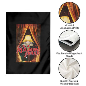 Funny Christmas Movie It Is A Major Award Garden Flag Italian Leg Lamp TS11 Print Your Wear