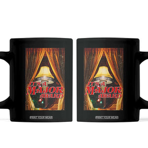 Funny Christmas Movie It Is A Major Award Coffee Mug Italian Leg Lamp TS11 Black Print Your Wear