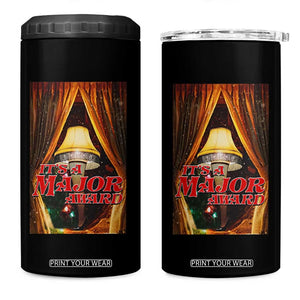 Funny Christmas Movie It Is A Major Award 4 in 1 Can Cooler Tumbler Italian Leg Lamp TS11 One Size: 16 oz Black Print Your Wear