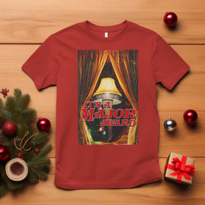 Funny Christmas Movie It Is A Major Award T Shirt Italian Leg Lamp TS11 Red Print Your Wear