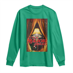 Funny Christmas Movie It Is A Major Award Long Sleeve Shirt Italian Leg Lamp TS11 Irish Green Print Your Wear