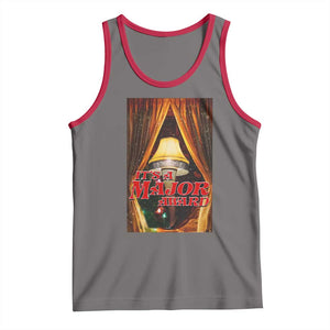 Funny Christmas Movie It Is A Major Award Tank Top Italian Leg Lamp TS11 Deep Heather Red Print Your Wear