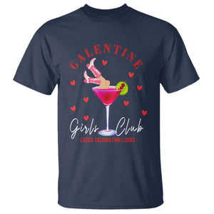 Funny Galentine's Day T Shirt Galentine Girls Club Ladies Celebrating Ladies TS11 Navy Print Your Wear