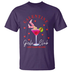 Funny Galentine's Day T Shirt Galentine Girls Club Ladies Celebrating Ladies TS11 Purple Print Your Wear