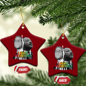 Martin Luther King Malcolm X Ceramic Ornament A Dreamer A Revolutionary Black Leaders TS11 Print Your Wear
