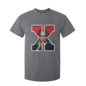 Malcolm X Black History Month Black Liberation Flag T Shirt For Kid TS11 Charcoal Print Your Wear