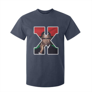 Malcolm X Black History Month Black Liberation Flag T Shirt For Kid TS11 Navy Print Your Wear