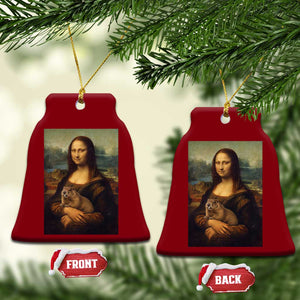 Mona Lisa Holding Groundhog Parody Painting Ceramic Ornament Funny Groundhog Day TS11 Print Your Wear