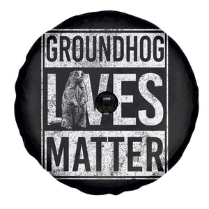 Groundhog Lives Matter Spare Tire Cover Funny Woodchuck Groundhog Day TS11 Print Your Wear