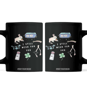I Still Wish for You Lucky Rabbit 1111 Stars Clover Signs Coffee Mug TS11 Black Print Your Wear