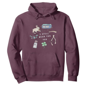 I Still Wish for You Lucky Rabbit 1111 Stars Clover Signs Hoodie TS11 Maroon Print Your Wear