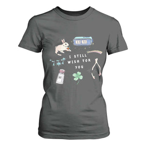 I Still Wish for You Lucky Rabbit 1111 Stars Clover Signs T Shirt For Women TS11 Dark Heather Print Your Wear