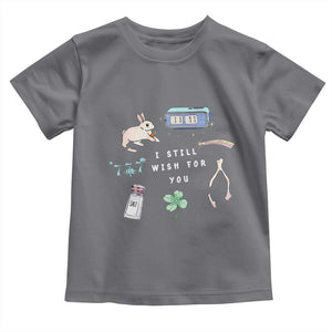I Still Wish for You Lucky Rabbit 1111 Stars Clover Signs Toddler T Shirt TS11 Charcoal Print Your Wear