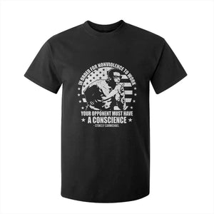 Stokely Carmichael Quote T Shirt For Kid In Order For Nonviolence To Work Your Opponent Must Have A Conscience TS11 Black Print Your Wear
