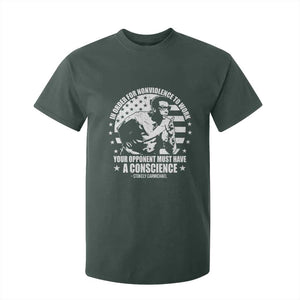 Stokely Carmichael Quote T Shirt For Kid In Order For Nonviolence To Work Your Opponent Must Have A Conscience TS11 Dark Forest Green Print Your Wear