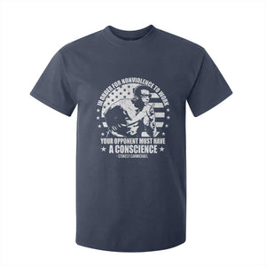 Stokely Carmichael Quote T Shirt For Kid In Order For Nonviolence To Work Your Opponent Must Have A Conscience TS11 Navy Print Your Wear