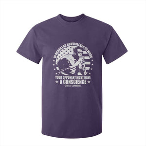 Stokely Carmichael Quote T Shirt For Kid In Order For Nonviolence To Work Your Opponent Must Have A Conscience TS11 Purple Print Your Wear