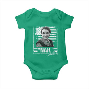 Rosa Parks Nah Quote Baby Onesie Black Movement Protest American Flag TS11 Irish Green Print Your Wear