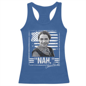 Rosa Parks Nah Quote Racerback Tank Top Black Movement Protest American Flag TS11 Royal Blue Print Your Wear