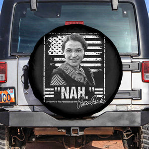 Rosa Parks Nah Quote Spare Tire Cover Black Movement Protest American Flag TS11 No hole Black Print Your Wear