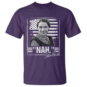 Rosa Parks Nah Quote T Shirt Black Movement Protest American Flag TS11 Purple Print Your Wear