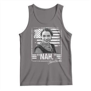 Rosa Parks Nah Quote Tank Top Black Movement Protest American Flag TS11 Deep Heather Print Your Wear