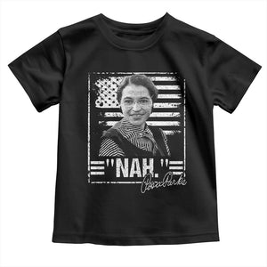 Rosa Parks Nah Quote Toddler T Shirt Black Movement Protest American Flag TS11 Black Print Your Wear