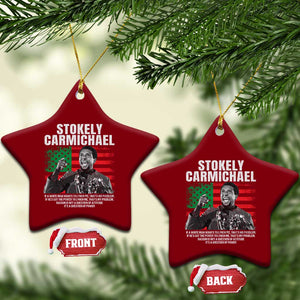 Stokely Carmichael Quote Ceramic Ornament Racism Is Not A Question Of Attitude It's A Question Of Power TS11 Print Your Wear