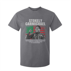 Stokely Carmichael Quote T Shirt For Kid Racism Is Not A Question Of Attitude It's A Question Of Power TS11 Charcoal Print Your Wear