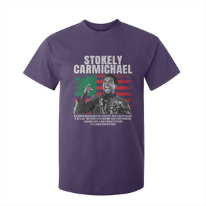 Stokely Carmichael Quote T Shirt For Kid Racism Is Not A Question Of Attitude It's A Question Of Power TS11 Purple Print Your Wear