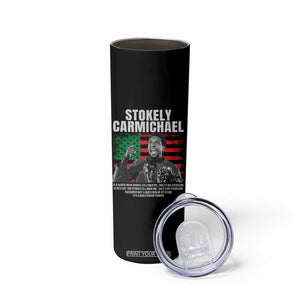 Stokely Carmichael Quote Skinny Tumbler Racism Is Not A Question Of Attitude It's A Question Of Power TS11 Print Your Wear