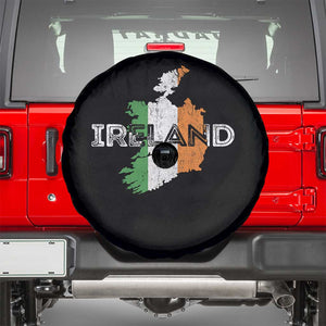 Vintage Irish Map Ireland Pride Souvenir Spare Tire Cover TS11 Black Print Your Wear