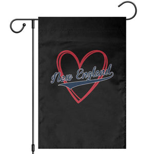 New England Vintage Red Heart Sport Fan Game Day Garden Flag TS11 Black Print Your Wear