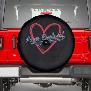 New England Vintage Red Heart Sport Fan Game Day Spare Tire Cover TS11 Black Print Your Wear