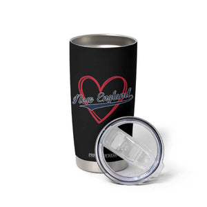 New England Vintage Red Heart Sport Fan Game Day Tumbler Cup TS11 Print Your Wear