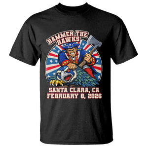 Funny Football Rivarly T Shirt Hammer The Hawk New England Minutemen Championship TS11 Black Print Your Wear