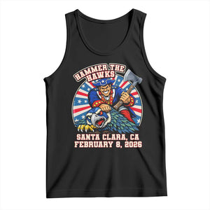 Funny Football Rivarly Tank Top Hammer The Hawk New England Minutemen Championship TS11 Black Print Your Wear