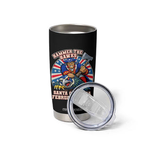 Funny Football Rivarly Tumbler Cup Hammer The Hawk New England Minutemen Championship TS11 Print Your Wear