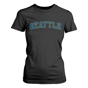 Seattle Fan T Shirt For Women Vintage Athletic Sports City Game Day TS11 Black Print Your Wear