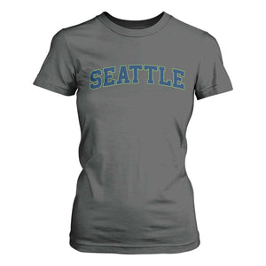 Seattle Fan T Shirt For Women Vintage Athletic Sports City Game Day TS11 Dark Heather Print Your Wear