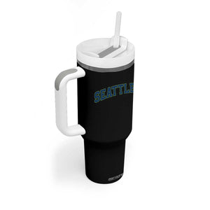 Seattle Fan Tumbler With Handle Vintage Athletic Sports City Game Day TS11 Print Your Wear