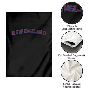 New England Fan Garden Flag Vintage Athletic Sports Game Day TS11 Print Your Wear