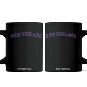 New England Fan Coffee Mug Vintage Athletic Sports Game Day TS11 Black Print Your Wear