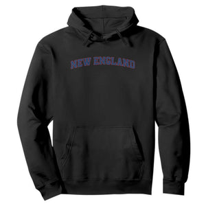 New England Fan Hoodie Vintage Athletic Sports Game Day TS11 Black Print Your Wear
