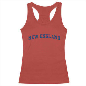 New England Fan Racerback Tank Top Vintage Athletic Sports Game Day TS11 Red Print Your Wear