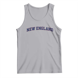 New England Fan Tank Top Vintage Athletic Sports Game Day TS11 Athletic Heather Print Your Wear