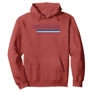 New England Fan Hoodie Vintage Athletic Sports Star And Stripes TS11 Red Print Your Wear