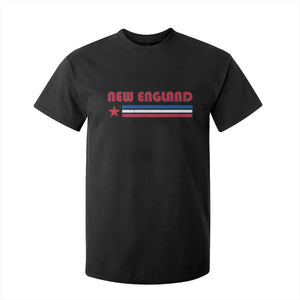 New England Fan T Shirt For Kid Vintage Athletic Sports Star And Stripes TS11 Black Print Your Wear